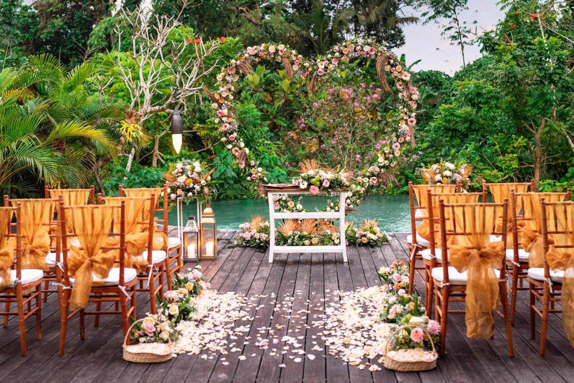 ホテル アディワナ スウェタ【Chse認定】 ウブド エクステリア 写真 Wedding venue